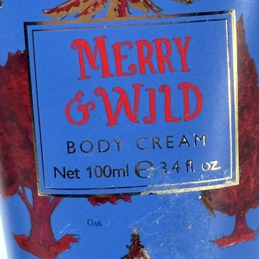 Heathcote & Ivory MERRY & WILD Body Wash and Body Cream 3.4 Fl Oz SEALED